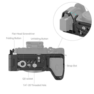 SmallRig 3984 Foldable L-Shape Mount Plate for Sony Alpha 7R V / Alpha 7 IV / Alpha 7S III