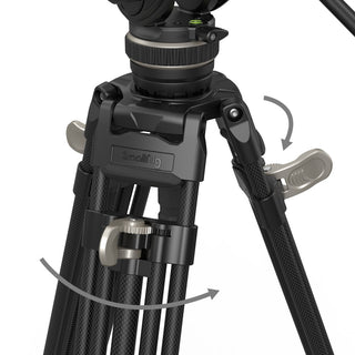 SmallRig 3989 AD-100 FreeBlazer Heavy-Duty Carbon Fiber Tripod System