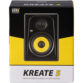 KRK Kreate 5 Active Studio Monitor with Bluetooth (Black, Single)