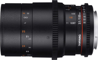 Samyang 100mm T3.1 Macro UMC II Canon EF Full Frame VDSLR/Cine Lens