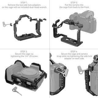 SmallRig 4023 Black Mamba Cage for Panasonic LUMIX G9II/ S5II/ S5IIX