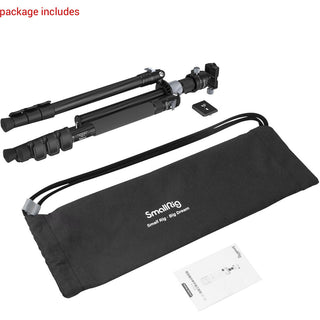 SmallRig 4059 AP-20 Carbon Fibre Tripod with Center Column & Ball Head