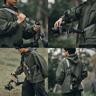 SmallRig 4118B Weight-Reducing Shoulder Strap for DJI RS 4 / RS 4 Pro / RS 3 / RS 3 Pro / RS 2