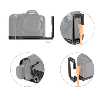 SmallRig 4160 L-Bracket for Canon EOS R6 Mark II/ R5/ R5C/ R6