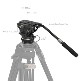 SmallRig 4165 Heavy-Duty Video Head DH10