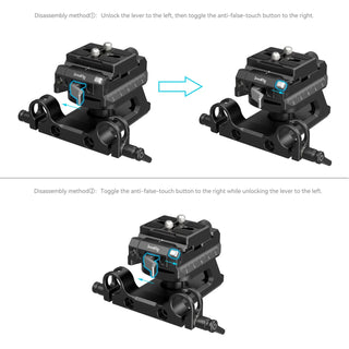 SmallRig 4233 Universal Arca-Swiss Height-Adjustable Mount Plate Kit