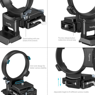 SmallRig 4244 Rotatable Horizontal-to-Vertical Mount Plate Kit for Sony Alpha 1 / Alpha 7 / Alpha 9 / FX Series