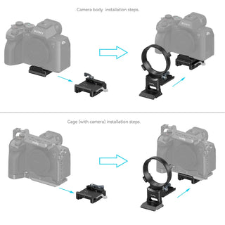 SmallRig 4244 Rotatable Horizontal-to-Vertical Mount Plate Kit for Sony Alpha 1 / Alpha 7 / Alpha 9 / FX Series