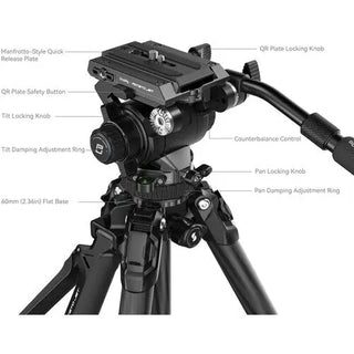 SmallRig x Potato Jet 4259 Tribex Hydraulic Carbon Fibre Tripod Kit