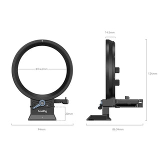 SmallRig 4300 Rotatable Horizontal-to-Vertical Mount Plate Kit for Canon EOS Specific R Series Cameras