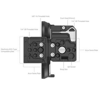 SmallRig 4300 Rotatable Horizontal-to-Vertical Mount Plate Kit for Canon EOS Specific R Series Cameras