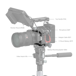 SmallRig 4337 Half Cage for Sony Alpha 6700 / 6600 / 6500 / 6400