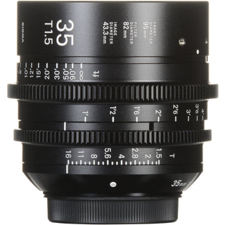 Sigma 35mm T1.5 FF High-Speed Prime (E-Mount, Feet)