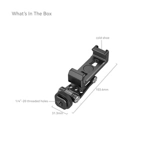 SmallRig 4382 Metal Phone Holder with Cold Shoe Mount