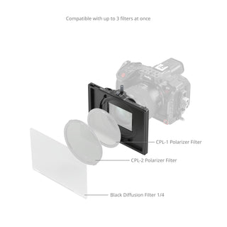 SmallRig 4409 LITE Matte Box with Adjustable Clamp