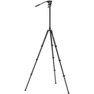 SmallRig 4475 CT210 Video Tripod with Fluid Head and Reversible Centre Column