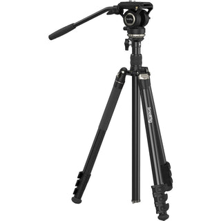 SmallRig 4475 CT210 Video Tripod with Fluid Head and Reversible Centre Column