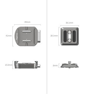 SmallRig 4486 HawkLock H38 Arca-Swiss Quick Release Mount Plate