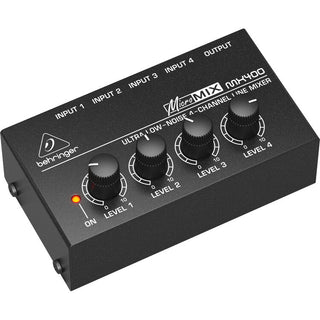Behringer Micromix MX400 Ultra Low Noise 4 Channel Mono Line Mixer