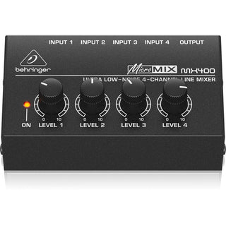 Behringer Micromix MX400 Ultra Low Noise 4 Channel Mono Line Mixer