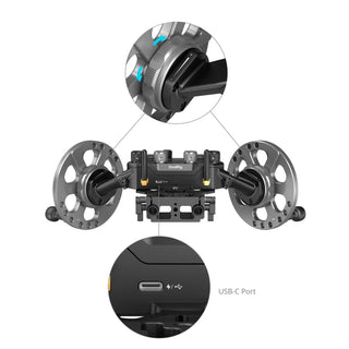 SmallRig 4525 Gimbal Control Wheels for DJI RS Series