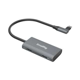 SmallRig 4598 4-in-1 USB-C Hub PD 100W / USB-C 3.1 / USB-C 2.0 with Audio Adapter x 2