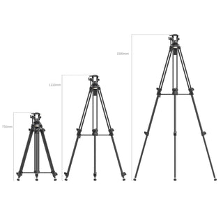 SmallRig 4684 AD-50 Lite Lightweight Aluminium Alloy Video Tripod System