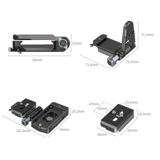 SmallRig 4696 NP-F Battery Adapter Mount Plate Kit for Mirrorless Cameras