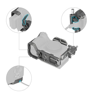 SmallRig 4770 HawkLock Quick Release Cage Kit for Sony FX3 / FX30