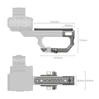 SmallRig 4830 Extension Mount Plate Kit for Sony FX3 / FX30 XLR Handle