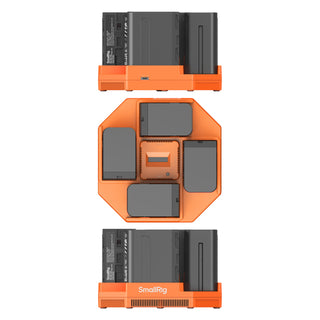 SmallRig 4834 NP-F970 4-Channel Camera Battery Charger & 4-Battery Kit