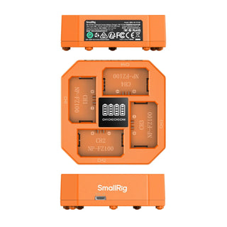 SmallRig 4839 4-Channel Camera Battery Charger for Sony NP-FZ100