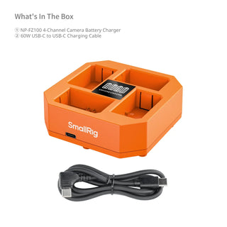 SmallRig 4839 4-Channel Camera Battery Charger for Sony NP-FZ100