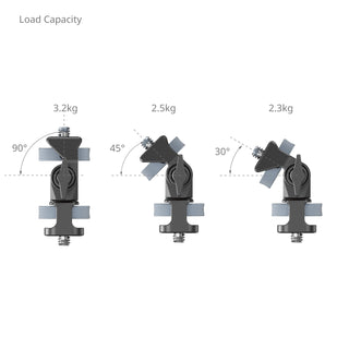 SmallRig 4886 Swivel and Tilt Adjustable Monitor Support with 1/4"-20 Screws