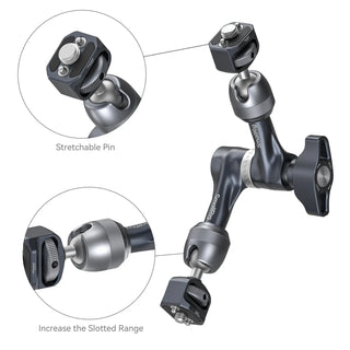 SmallRig 4899 Rosette Magic Arm (7") with 3/8”-16 ARRI Locating Screw 