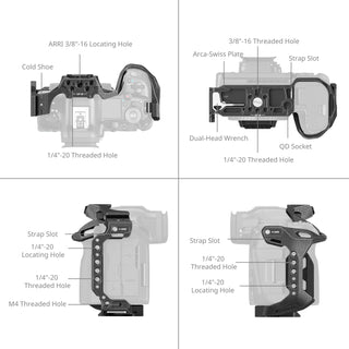 SmallRig 4975 "Black Mamba" Cage for Canon EOS R5 Mark II