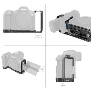 SmallRig 4983 L-Shape Mount Plate for Canon EOS R5 Mark II