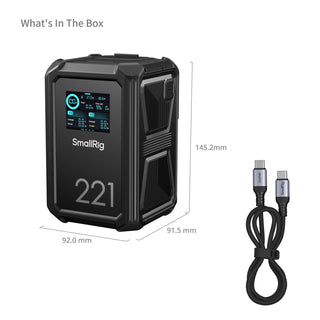 SmallRig 4985 X-Touch Smart Triple-Proof V-Mount Battery X221