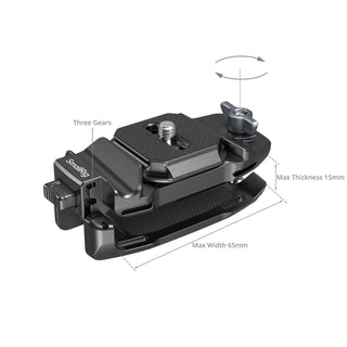 SmallRig 5053 Camera Clip with Quick Release Mount Plate Kit