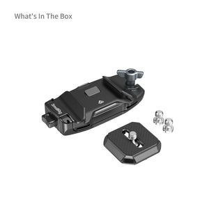SmallRig 5053 Camera Clip with Quick Release Mount Plate Kit