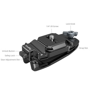 SmallRig 5053 Camera Clip with Quick Release Mount Plate Kit