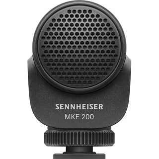 Sennheiser MKE 200 Mobile Kit Ultracompact Camera-Mount Directional Microphone with Smartphone Recording Bundle