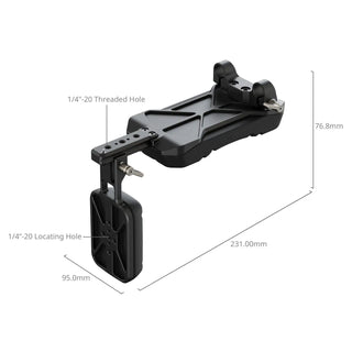 SmallRig 5153 Universal Shoulder Pad with 15mm Dual Rod Clamp