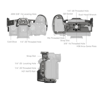 SmallRig 5187 Cage for Sony Alpha 1 II / Alpha 9 III