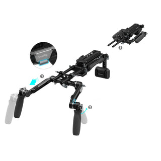 SmallRig5199 "HawkLock" VCT-14 Type Shoulder Rig (SR009) 