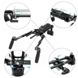 SmallRig5199 "HawkLock" VCT-14 Type Shoulder Rig (SR009) 