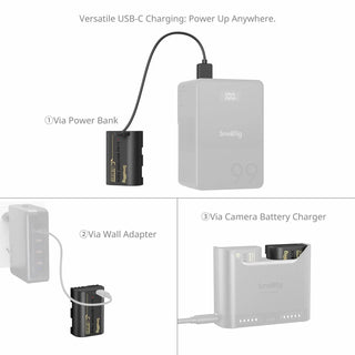 SmallRig 5295 Camera Battery with USB-C Charging for Canon LP-E6P 