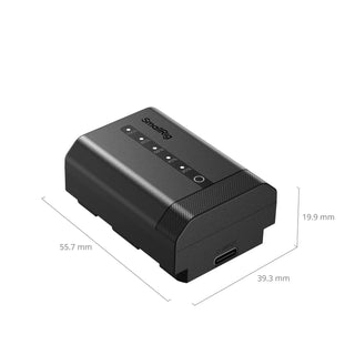 SmallRig 5297 USB-C Camera Battery with Power Display for Sony NP-FZ100 
