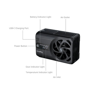 SmallRig 5328 Cooling Fan for Mirrorless Cameras (Hybrid Cooling) 