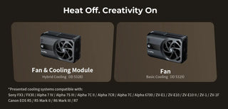 SmallRig 5328 Cooling Fan for Mirrorless Cameras (Hybrid Cooling) 